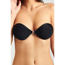 Black Invisible Front Open Push Up Stick On Bra